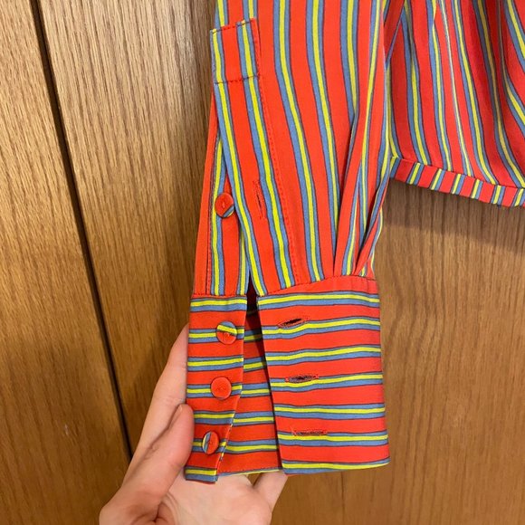 VERY SORRY, DONATED — Diane von Furstenberg Silk Wrap Blouse - Picture 11 of 14